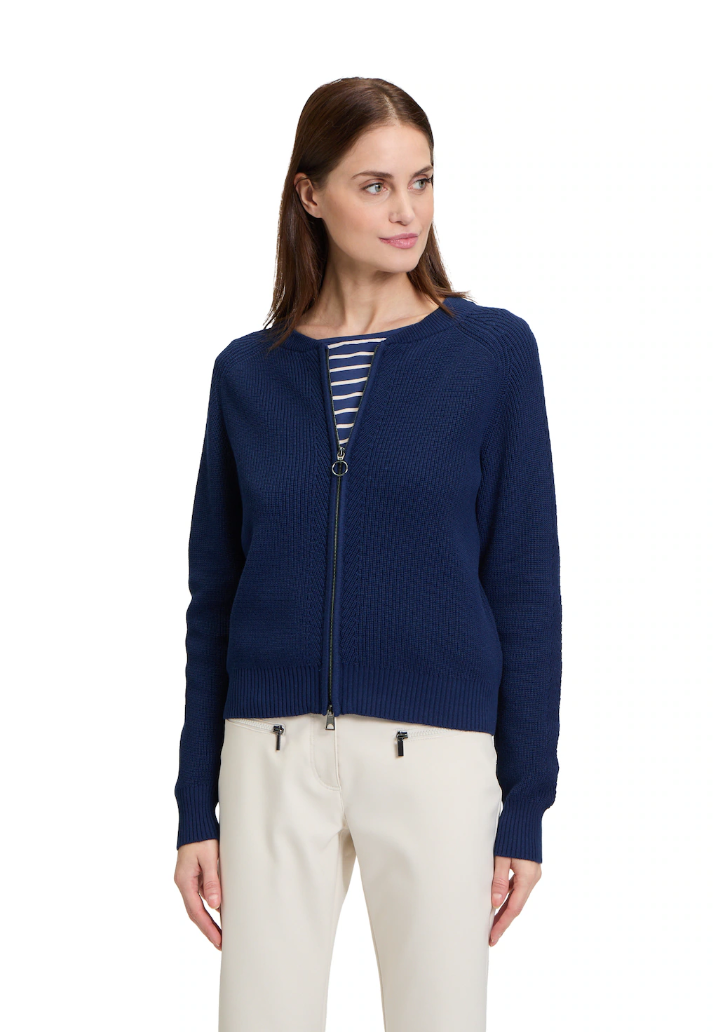 Betty Barclay Strickjacke "Betty Barclay Feinstrickjacke mit Reißverschluss günstig online kaufen