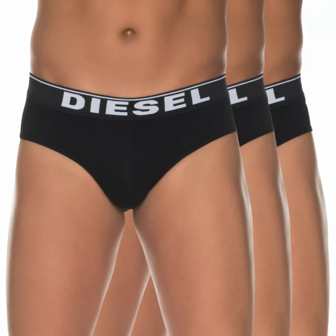 Diesel 3-er Set Slips Schwarz günstig online kaufen