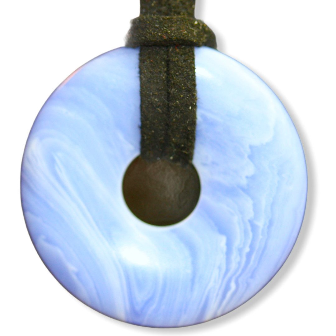 Steinfixx® Lange Kette echter Edelsteindonut 30 günstig online kaufen