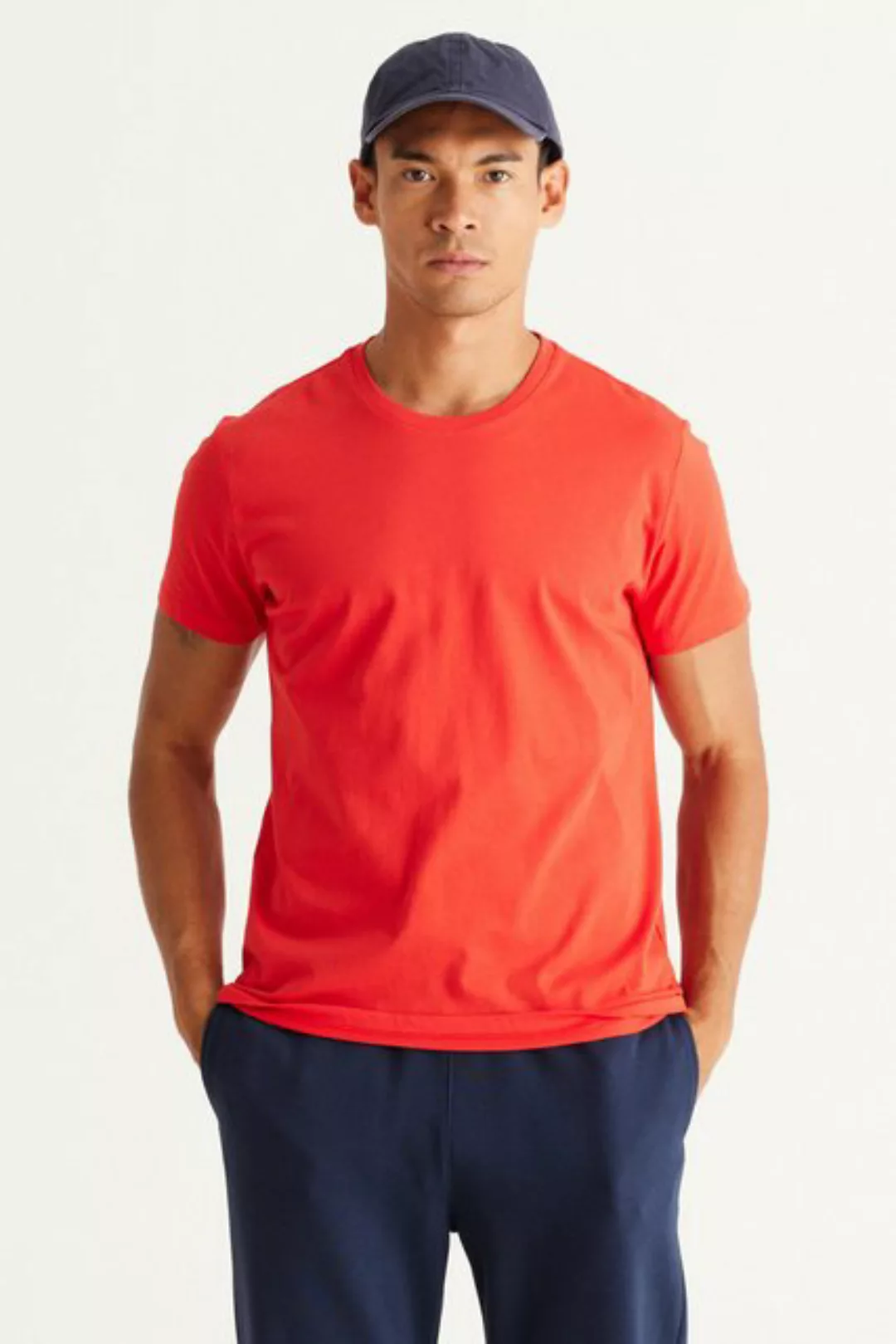 AC&Co T-Shirt AC&CO T-Shirt Männlich Slim Fit günstig online kaufen