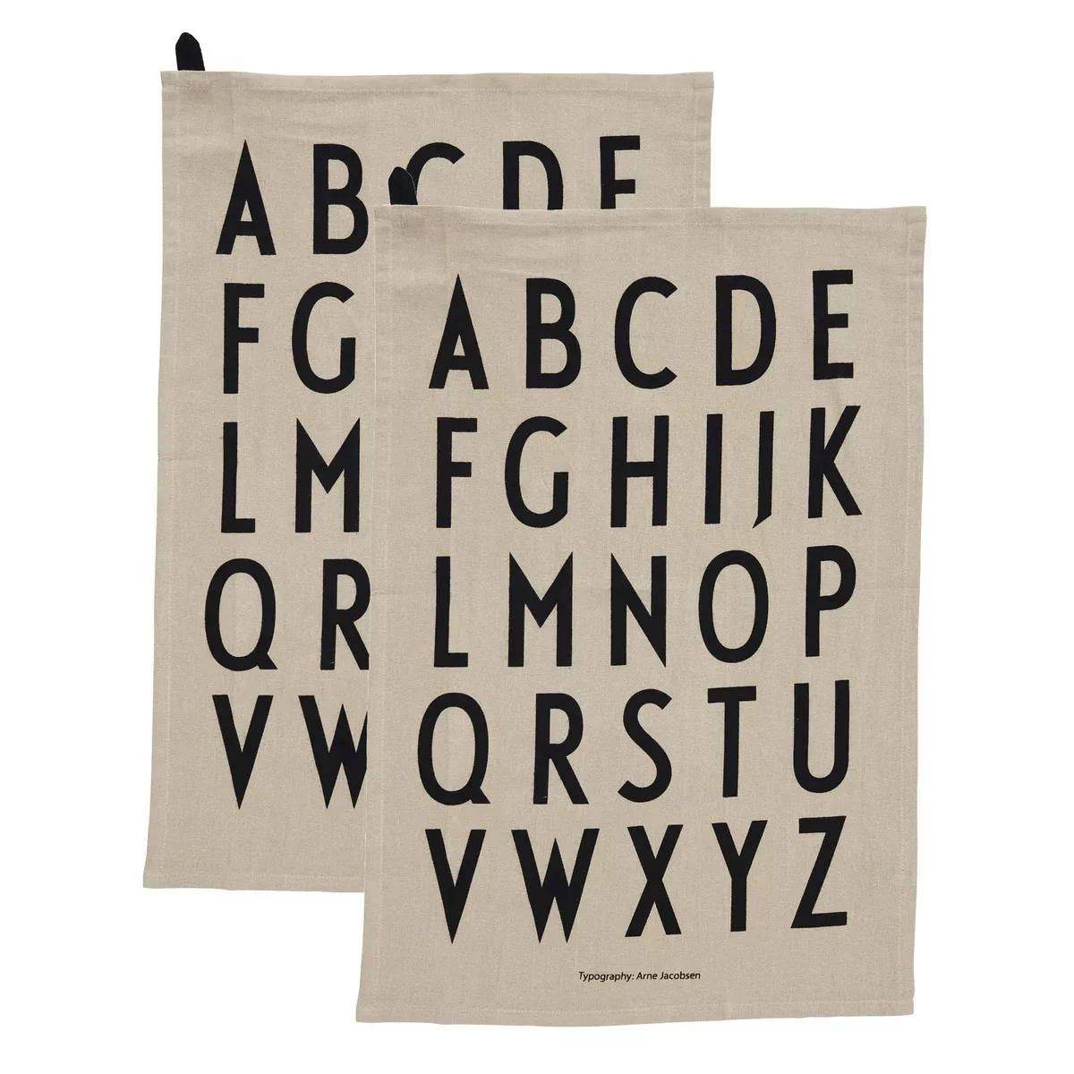 Design Letters Geschirrtuch 40 x 60cm 2er Pack Beige günstig online kaufen