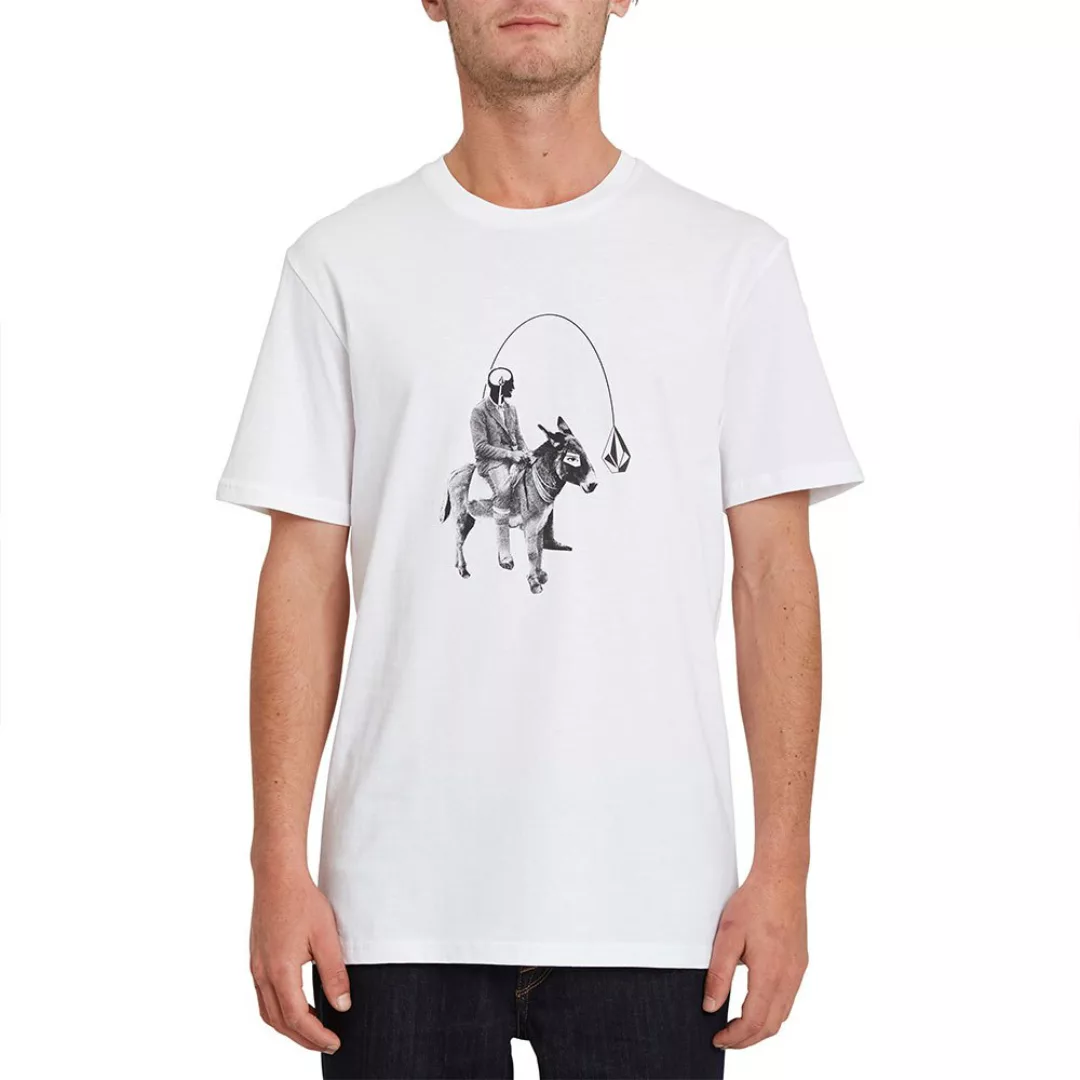 Volcom Ass Off Basic Kurzärmeliges T-shirt XS White günstig online kaufen