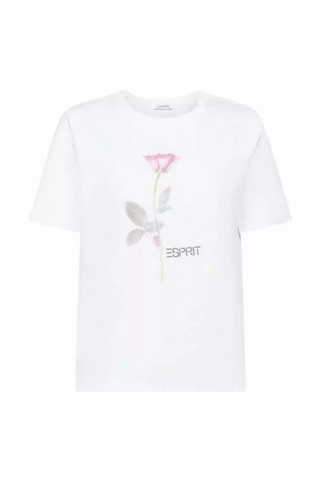 Esprit T-Shirt T-Shirt mit Karree-Ausschnitt (1-tlg) günstig online kaufen