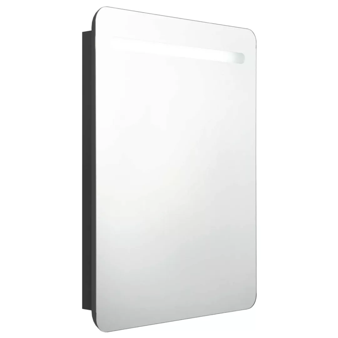 Led-bad-spiegelschrank Schwarz 60x11x80 Cm günstig online kaufen
