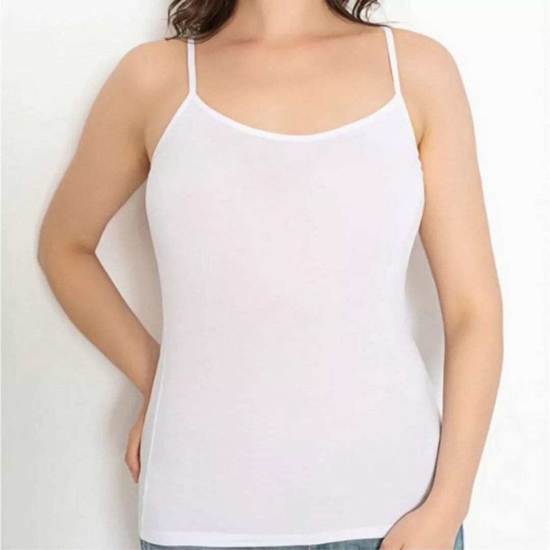 Berrak Collection Tanktop 4er-Set Damen Tops mit Spaghettiträgern - Basic S günstig online kaufen