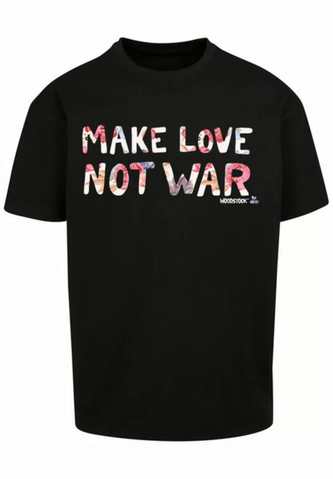 F4NT4STIC T-Shirt Woodstock Make Love Not War Festival Print günstig online kaufen