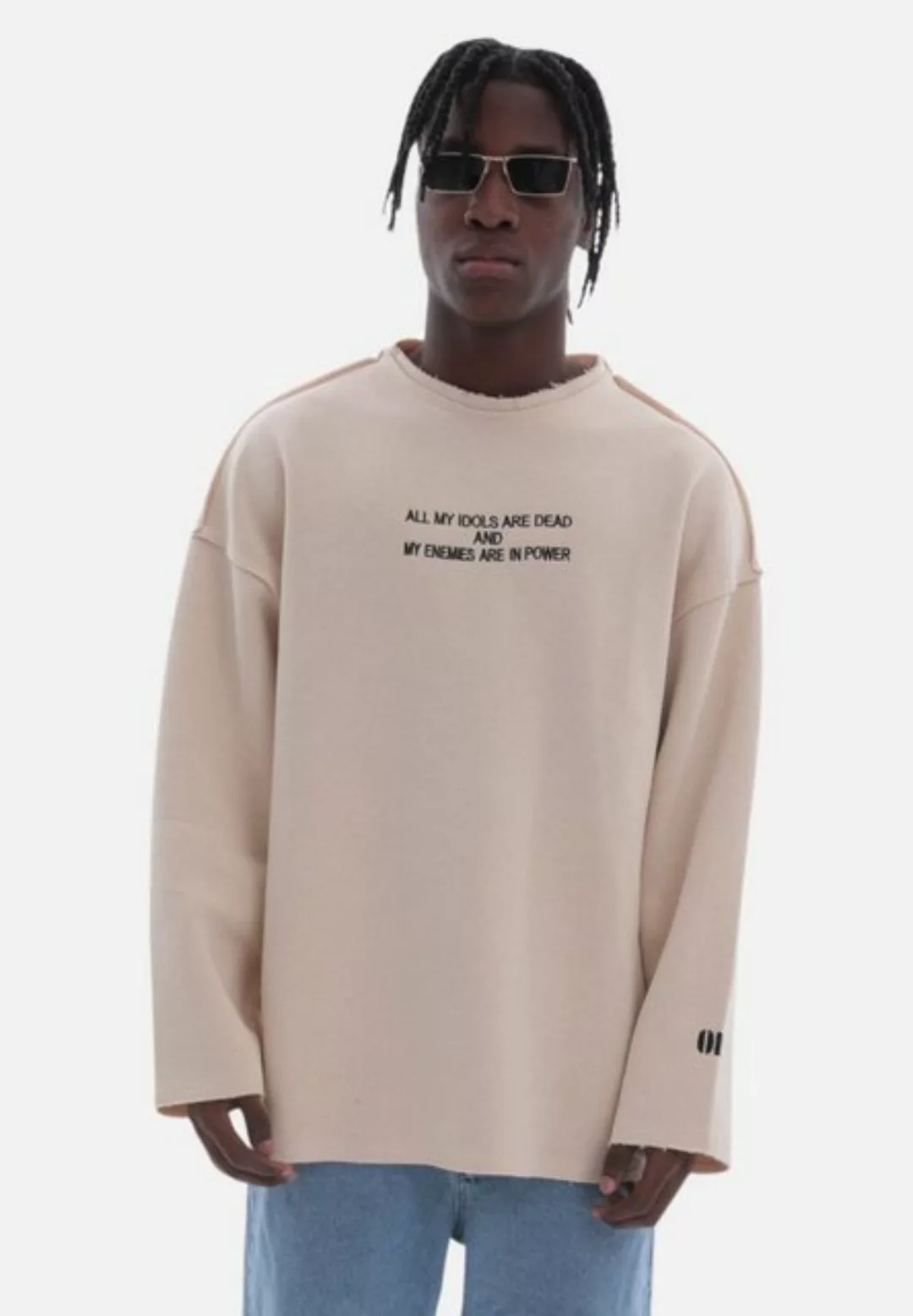 OSSY HOMER Sweatshirt Sweater Basic Cotton Sweatshirt Pullover günstig online kaufen