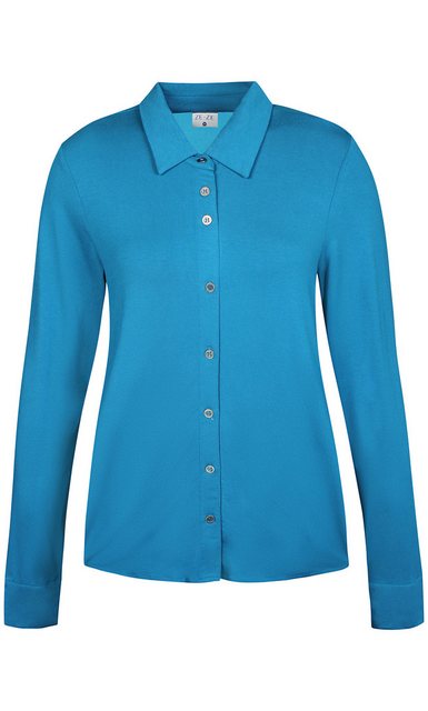 ZE-ZE Nordic Blusenshirt Blusenshirt Rayla teal blue günstig online kaufen