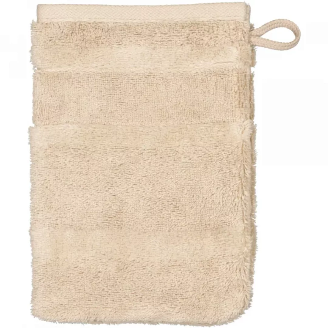 Cawö - Noblesse2 1002 - Farbe: 375 - sand - Waschhandschuh 16x22 cm günstig online kaufen