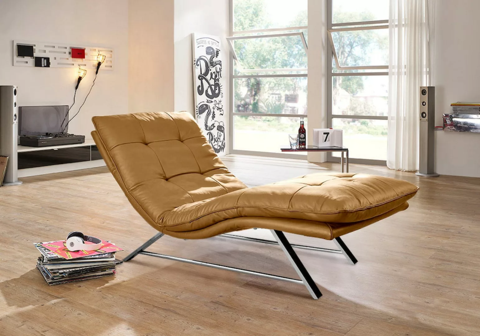 W.SCHILLIG Relaxliege "daily dreams", in Waffelkissen-Optik, wahlweise mit günstig online kaufen