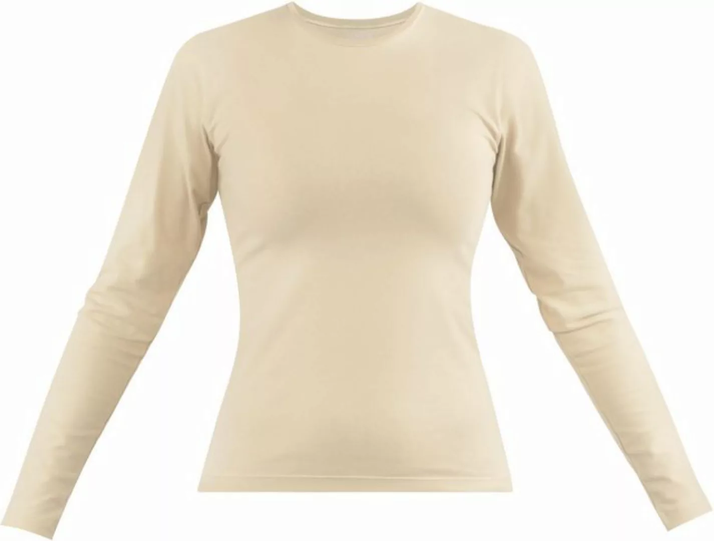 Janice Langarmshirt Damen Langarmshirt hochgeschlossen Niska Figurbetonter günstig online kaufen