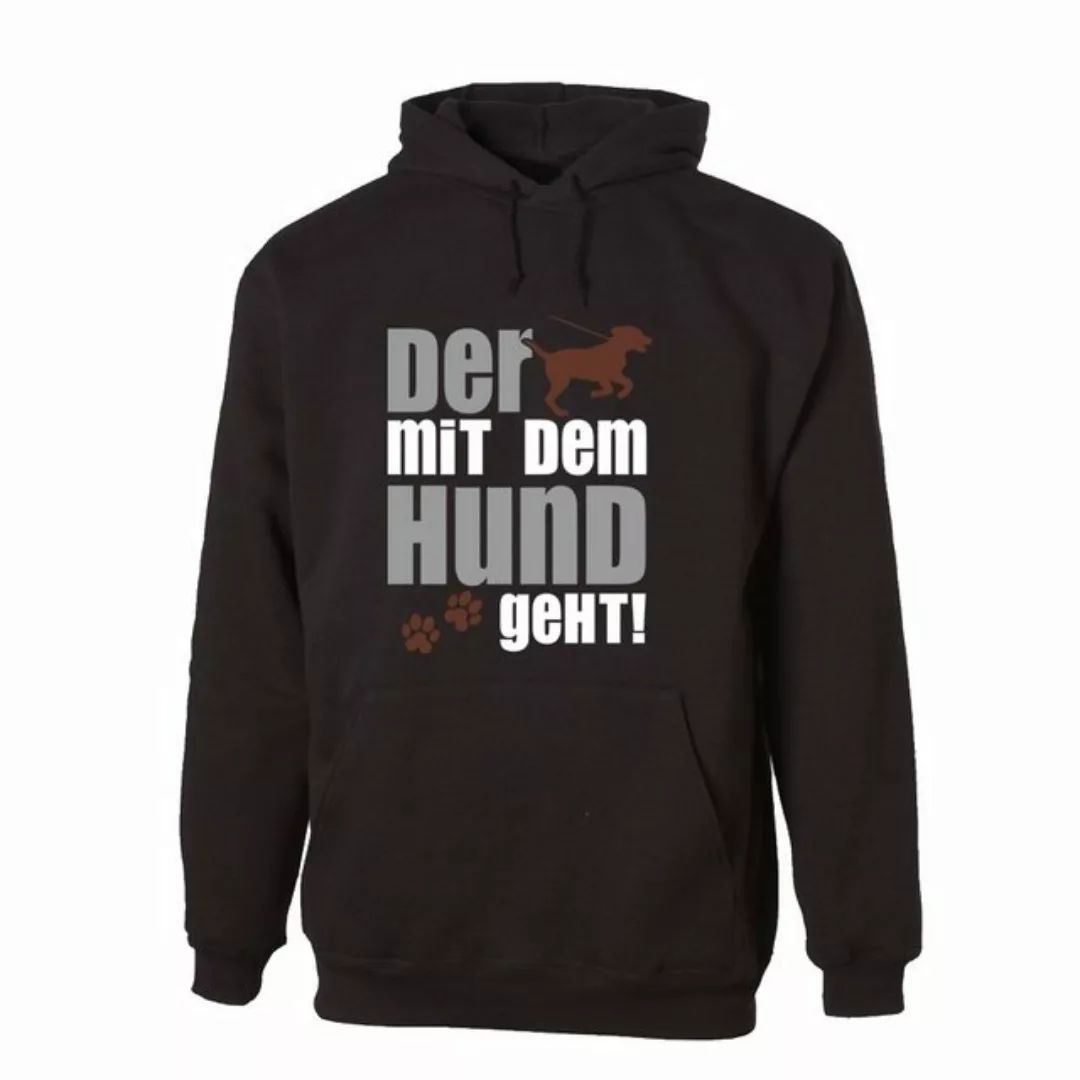 G-graphics Hoodie Der mit dem Hund geht Unisex, mit Frontprint, mit Spruch günstig online kaufen