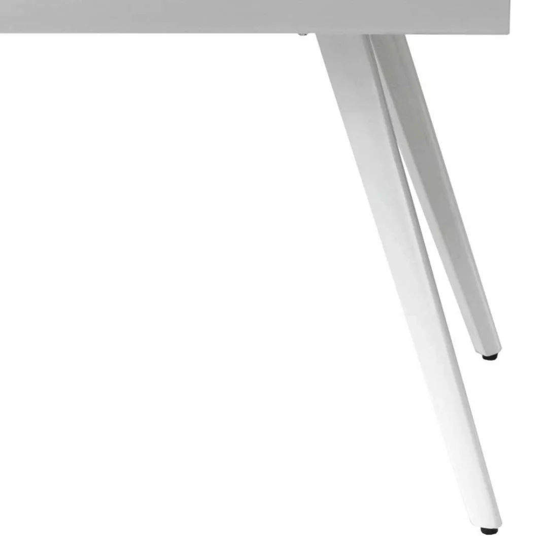 Kopfauszug Esstisch in modernem Design Sinterstein und Metall günstig online kaufen