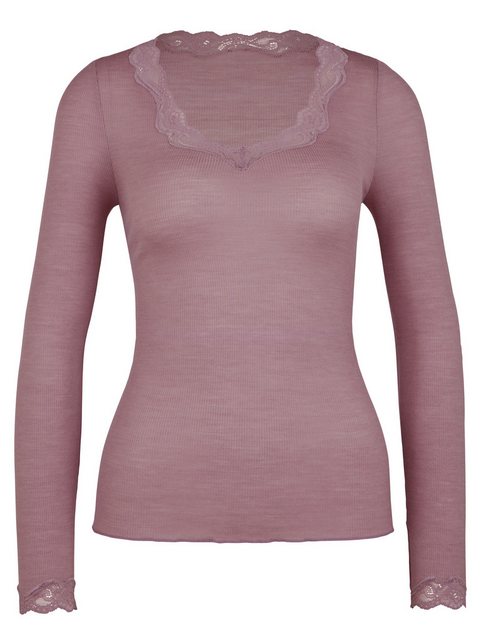 CALIDA Langarmshirt Richesse Lace Dekolleté und Armabschluss mit feiner Spi günstig online kaufen