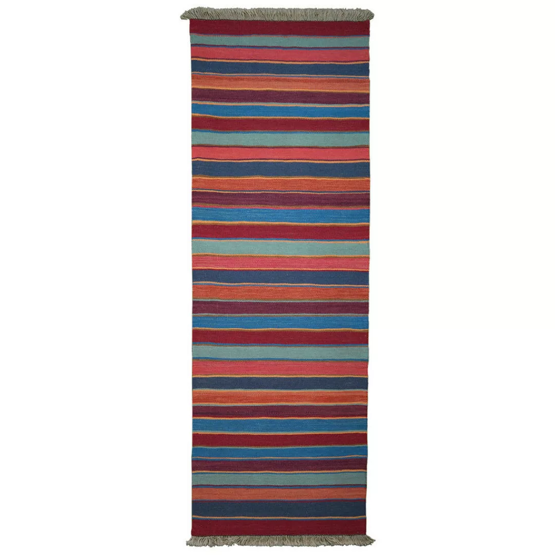 PersaTepp Teppich Kelim Gashgai multicolor B/L: ca. 66x202 cm günstig online kaufen