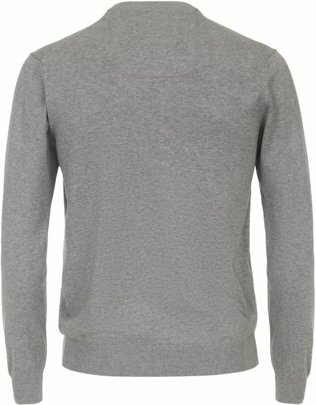 Casa Moda Pullover V-Ausschnitt Grau - Größe 3XL günstig online kaufen