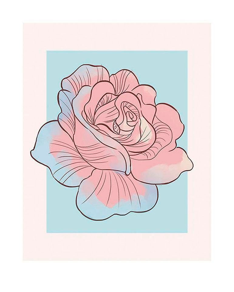 Komar Bild "Cinderella Rose", Disney, (1 St.), Wandbild zur Dekoration im K günstig online kaufen