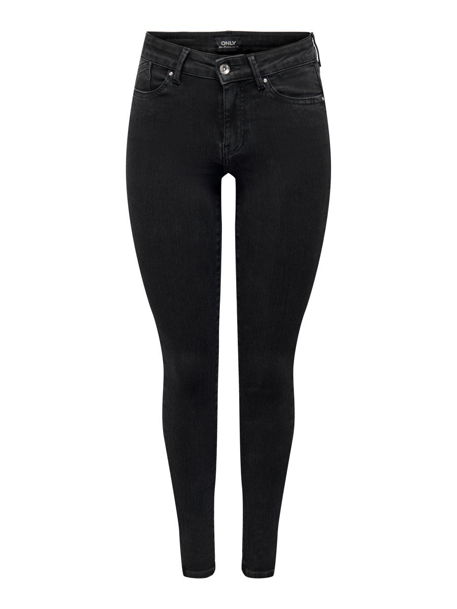 ONLY Onlluci Mid Ankle Jeggings Damen Schwarz günstig online kaufen