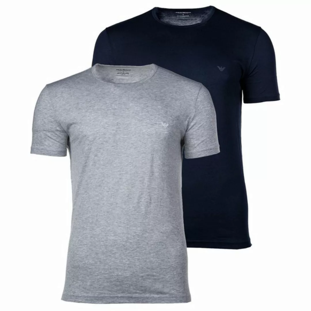 Emporio Armani T-Shirt Herren T-Shirt 2er Pack - Crew Neck, Rundhals, (Pack günstig online kaufen