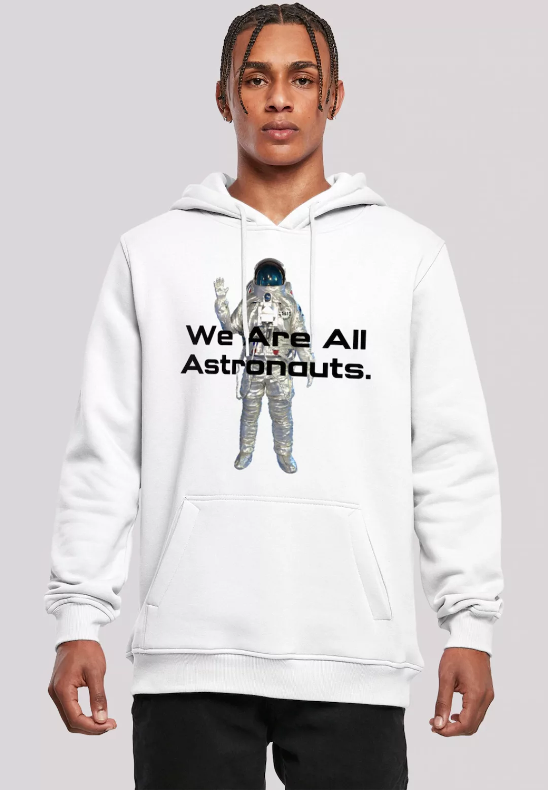 F4NT4STIC Kapuzenpullover "PHIBER SpaceOne We are all astronauts", Print günstig online kaufen