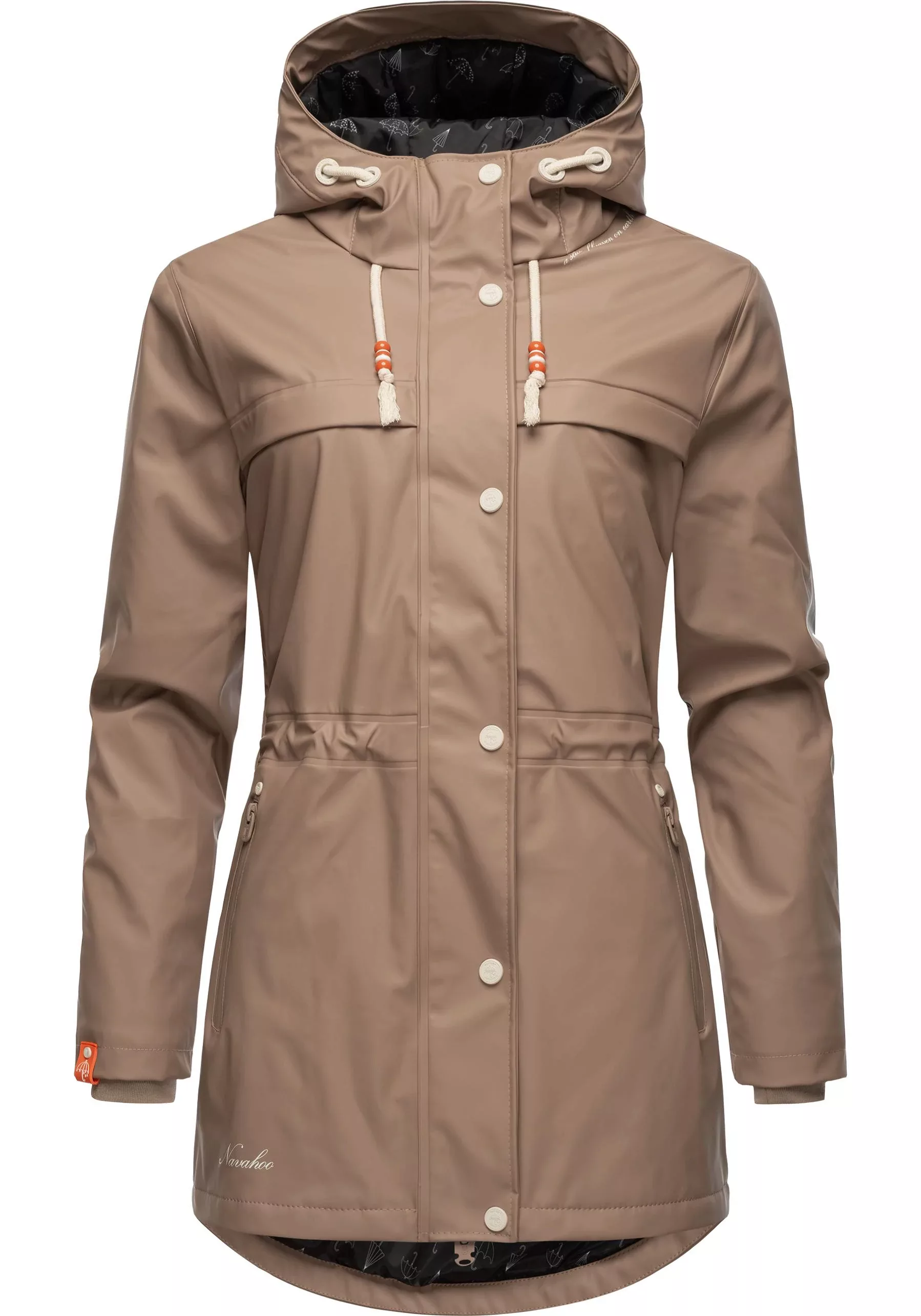 Navahoo Regenmantel "Rainy Forest", modischer Damen Outdoor Regenparka günstig online kaufen