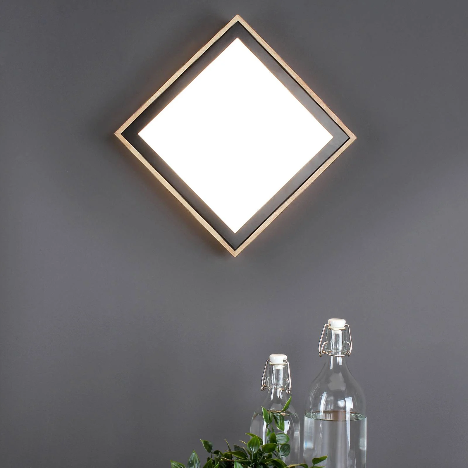 LED-Deckenleuchte Solstar eckig 28,5 x 28,5 cm günstig online kaufen
