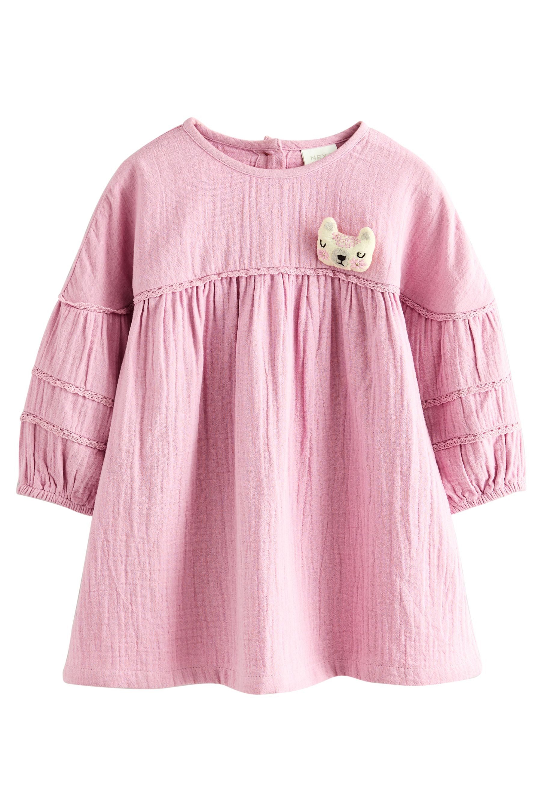 Next Blusenkleid Strukturiertes Kleid (1-tlg) günstig online kaufen