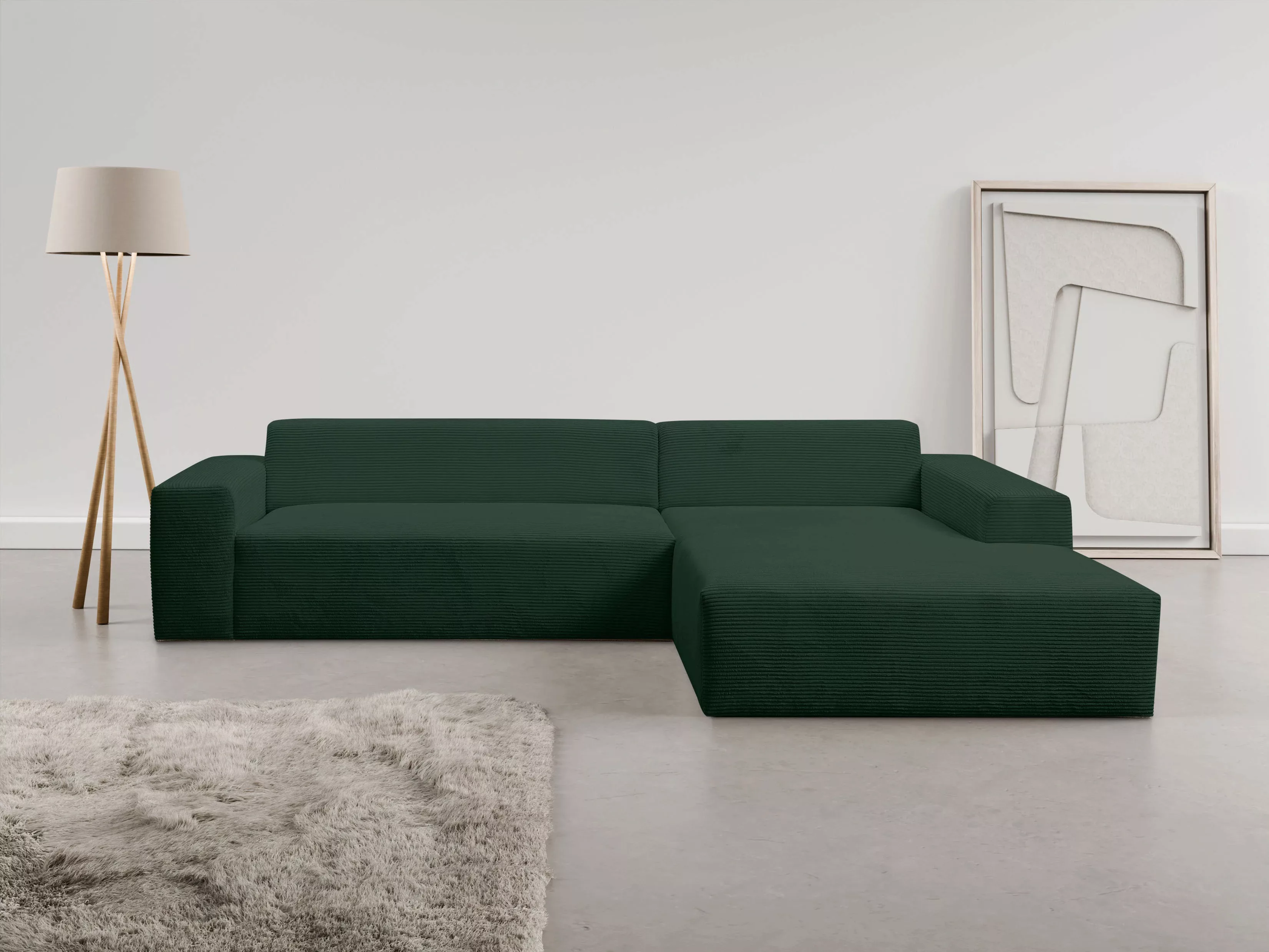 WERK2 Ecksofa "Zeus-XL, Mega-Sofa mit großer Sitztiefe, Stellmaße 311cm x 2 günstig online kaufen