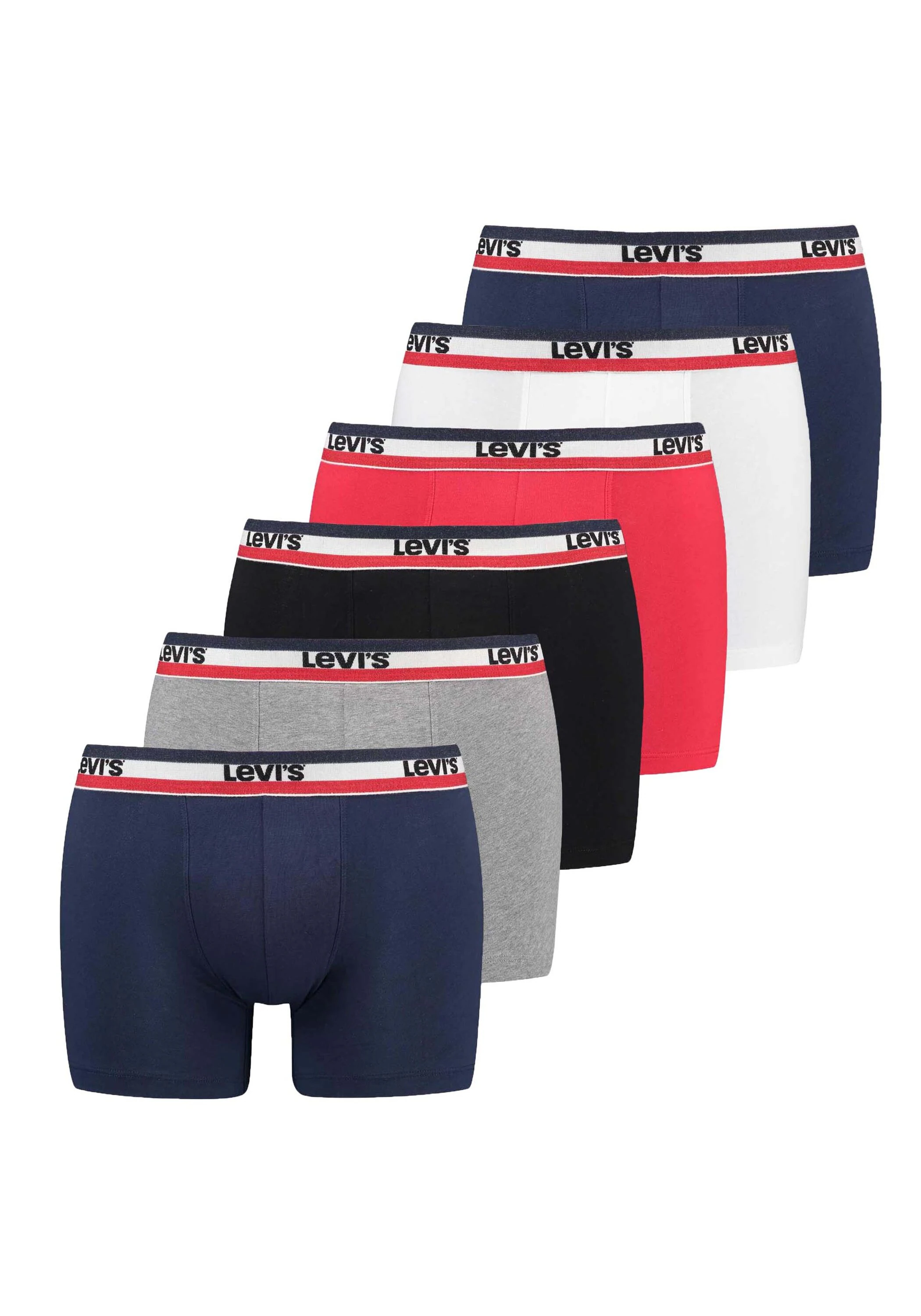 Levis Boxershorts "Boxershort SPRTSWR LOGO BOXER BRIEF ORG CO 6P ECOM 6er P günstig online kaufen