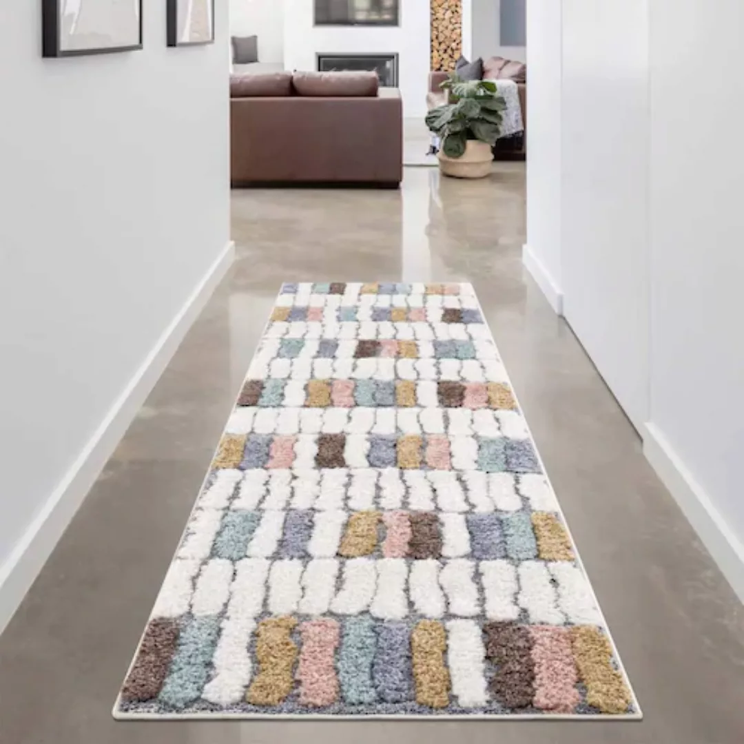 Carpet City Hochflor-Teppich »Focus 3032«, rechteckig günstig online kaufen