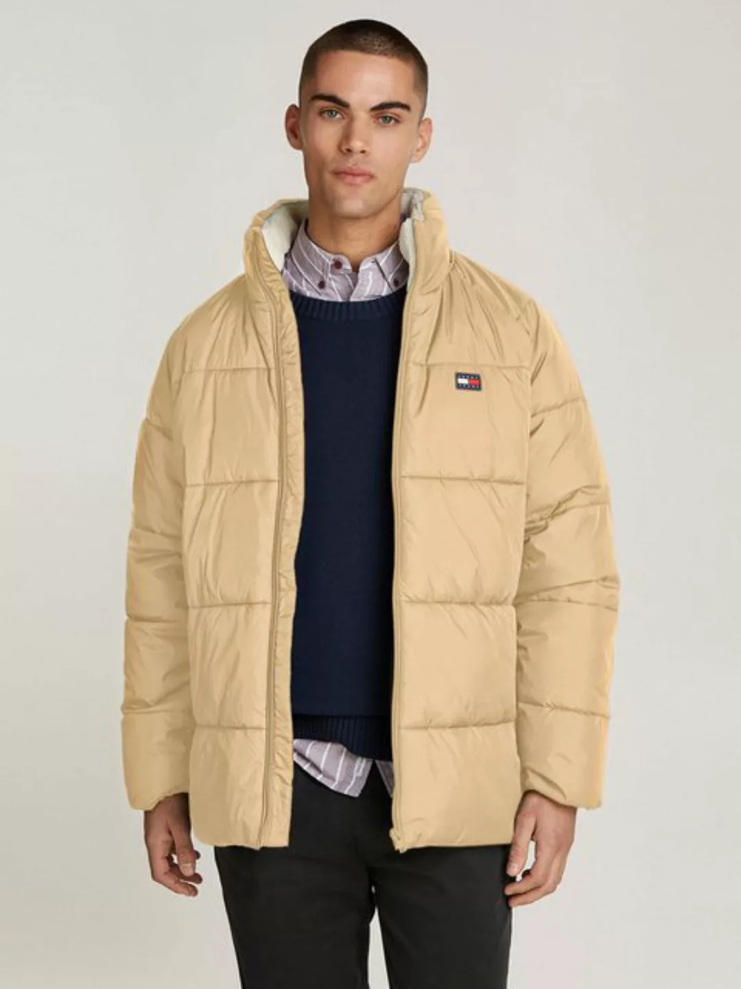 Tommy Jeans Steppjacke TJM POLY PUFFER EXT Winterjacke mit Stehkragen, gefü günstig online kaufen