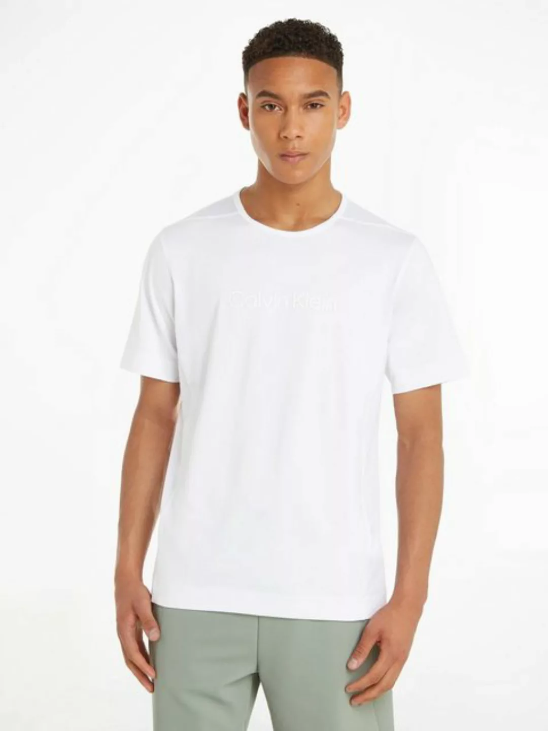 Calvin Klein Sport Kurzarmshirt mit Rundhalsausschnitt günstig online kaufen