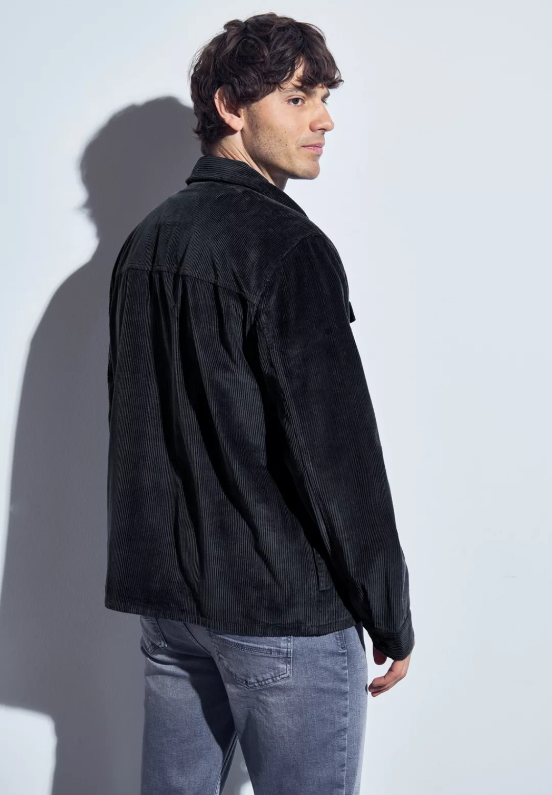 STREET ONE MEN Outdoorjacke, ohne Kapuze, aus reiner Baumwolle günstig online kaufen
