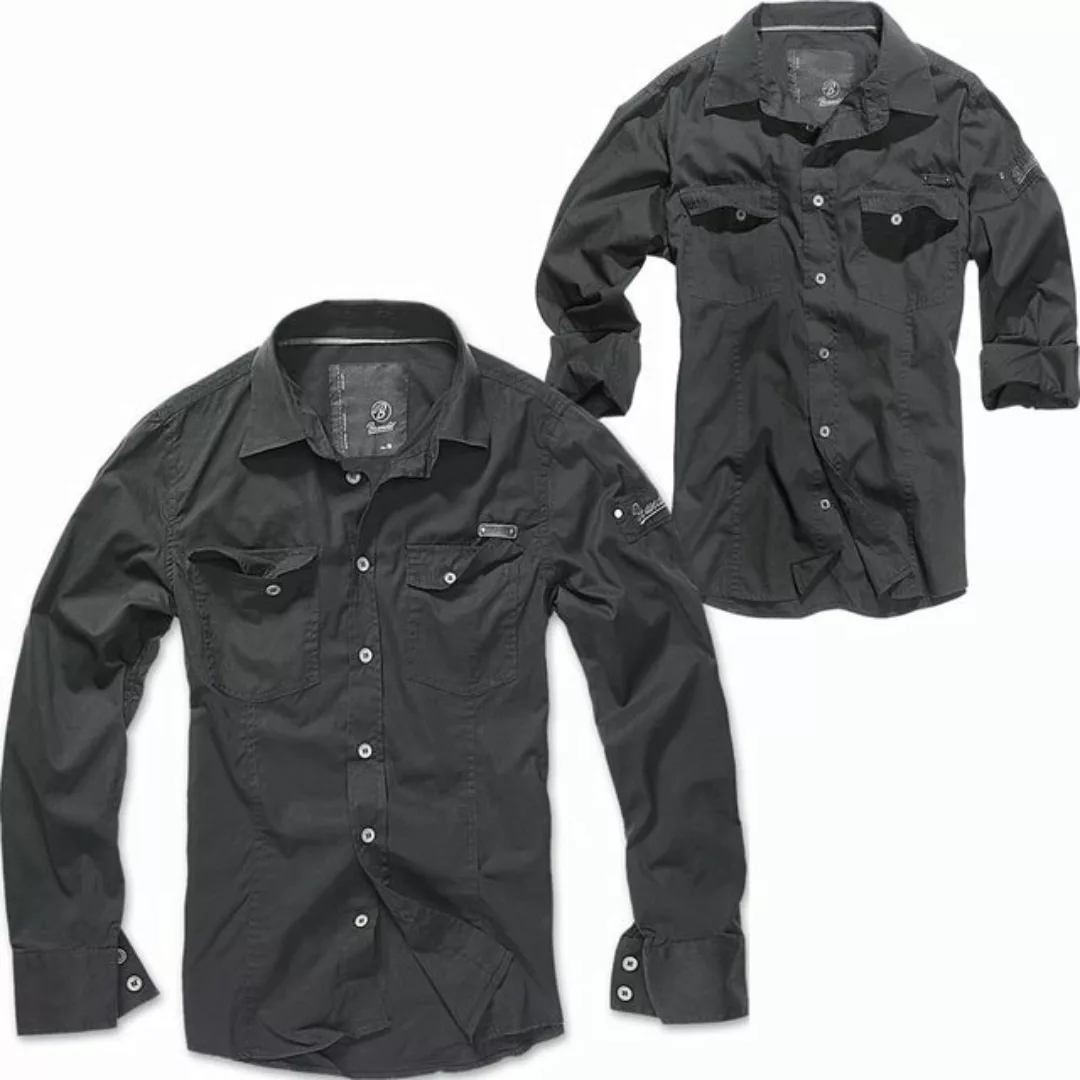 Brandit Hemd SLIM WORKER SHIRT BD4005 Black günstig online kaufen