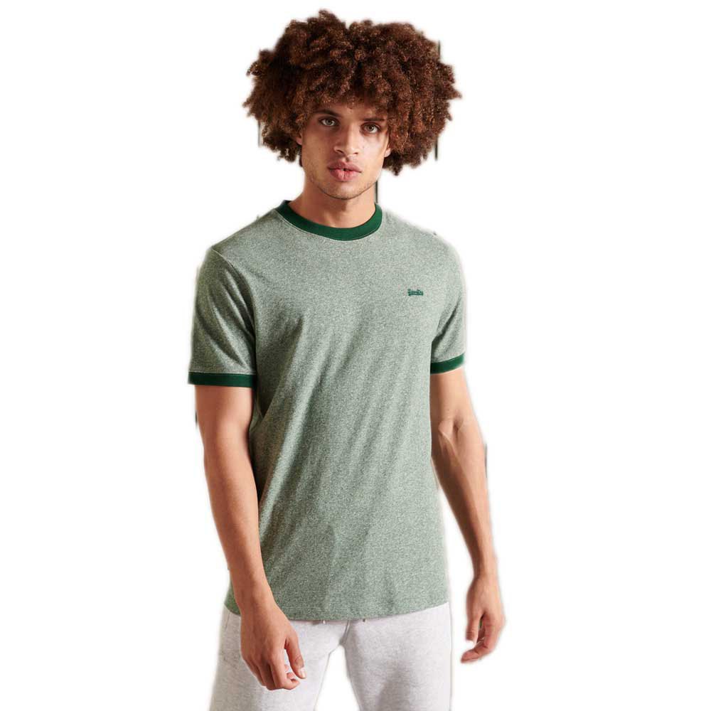 Superdry Vintage Ringer Kurzärmeliges T-shirt 2XL Portland Green Grit günstig online kaufen