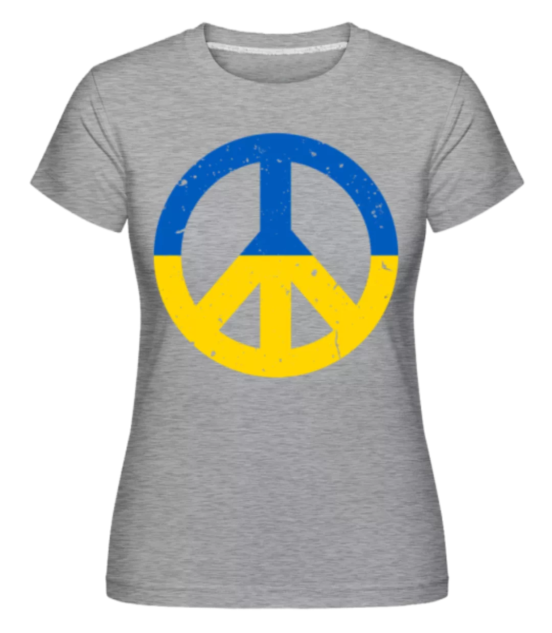 Friedenszeichen Ukraine Farbe · Shirtinator Frauen T-Shirt günstig online kaufen