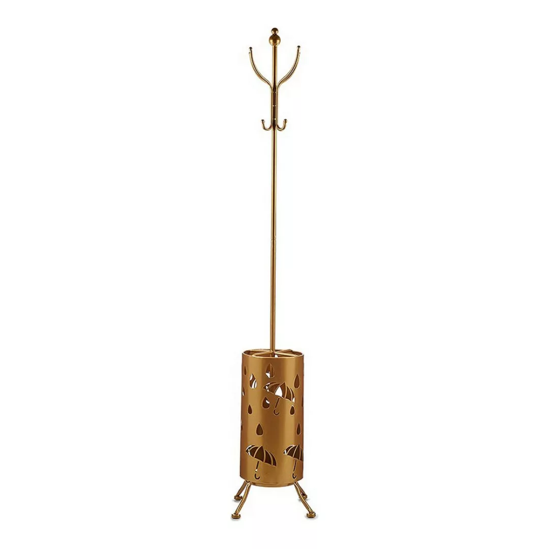 Garderobe Regenschirmständer Golden Metall (44 X 185 X 44 Cm) günstig online kaufen