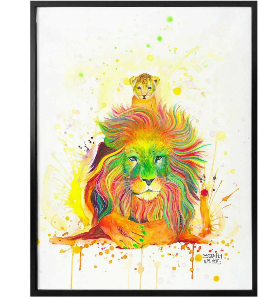 Wall-Art Poster "A Kings Pride König der Löwen", Schriftzug, (1 St.), Poste günstig online kaufen