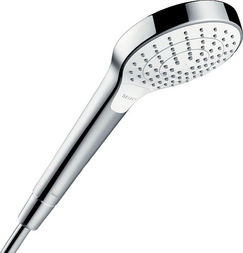 Hansgrohe Handbrause Croma Select S Vario mit 3 Strahlarten Weiß-Chrom günstig online kaufen