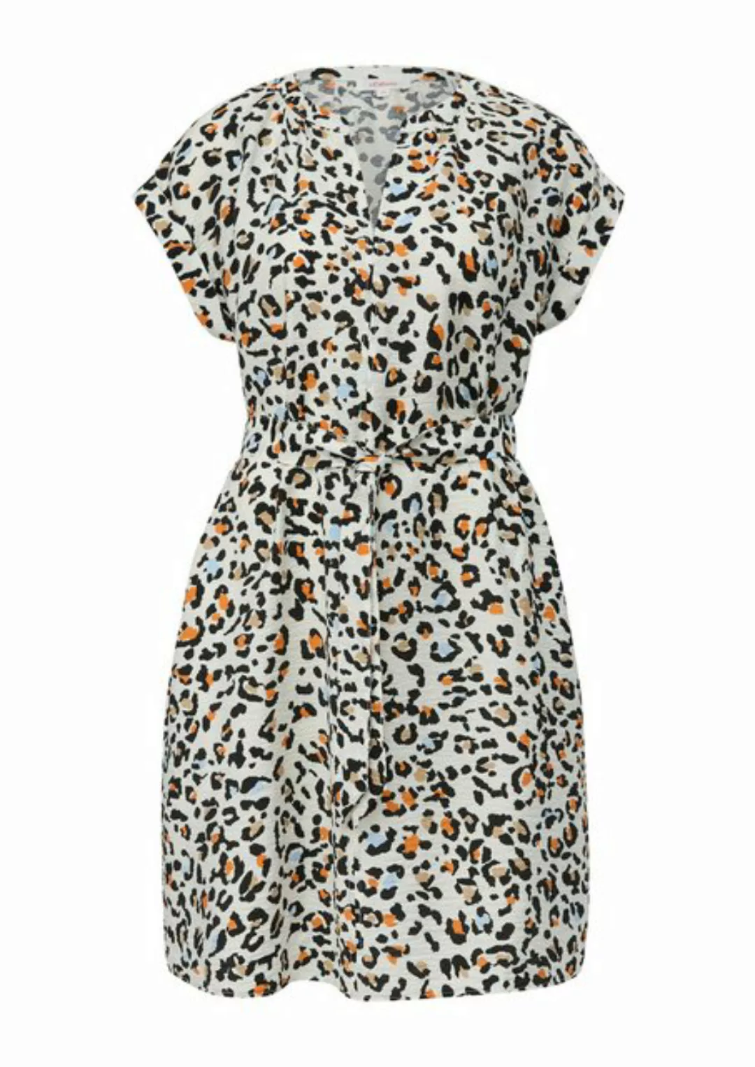 s.Oliver Sommerkleid mit Animal Print günstig online kaufen