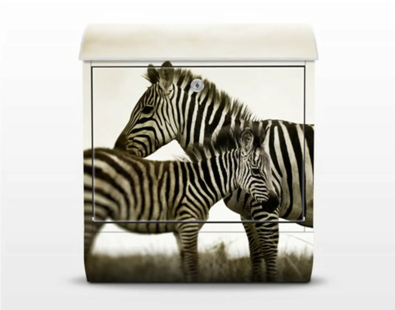 Briefkasten Tiere Zebrapaar günstig online kaufen