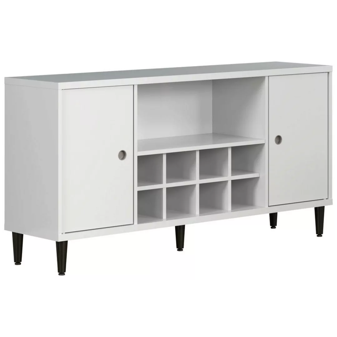 Sideboard Evolution weiß matt B/H/T: ca. 136x70x36 cm günstig online kaufen