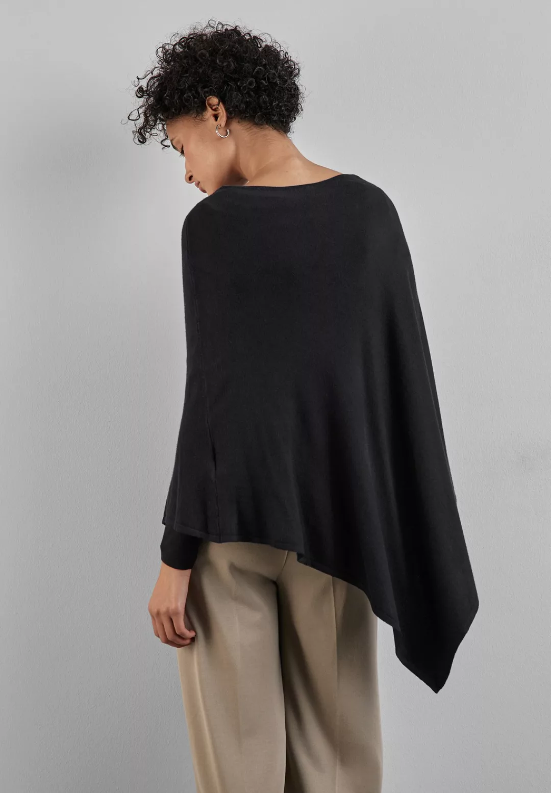 STREET ONE Strickcape, aus softem Materialmix günstig online kaufen