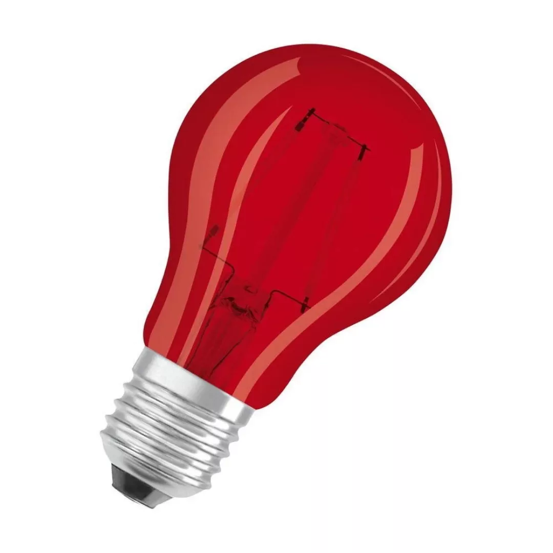 OSRAM LED-Lampe E27 Star Décor Cla A 2,5W, rot günstig online kaufen