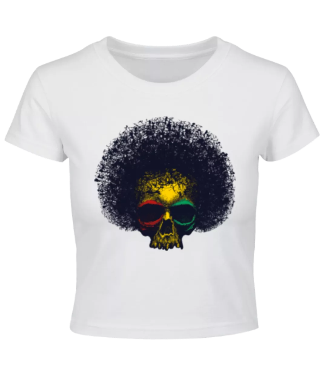 Reggae Schädel · Crop T-Shirt günstig online kaufen