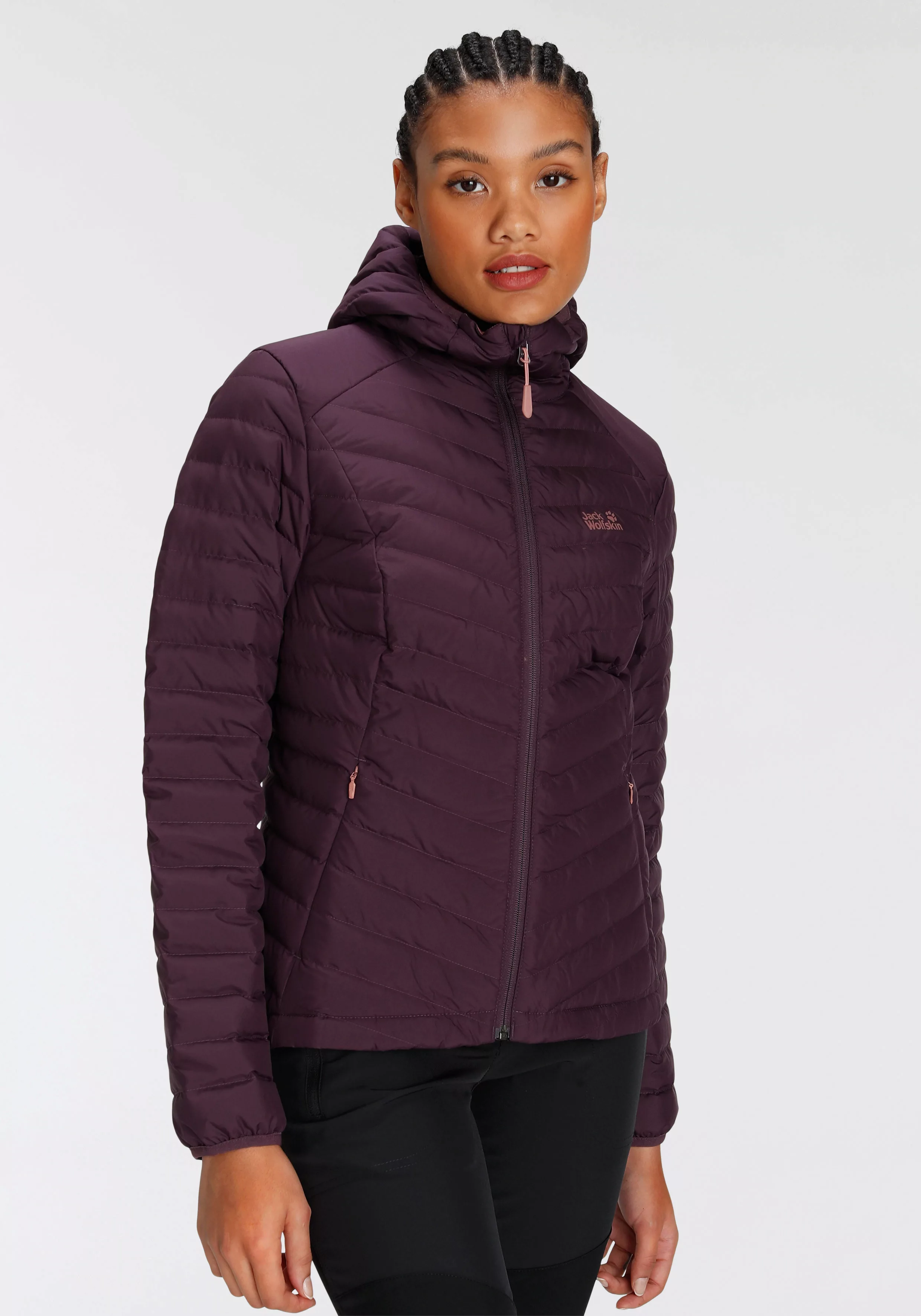 Jack Wolfskin Daunenjacke "STANLEY", mit Kapuze, Wasserabweisend & Winddich günstig online kaufen