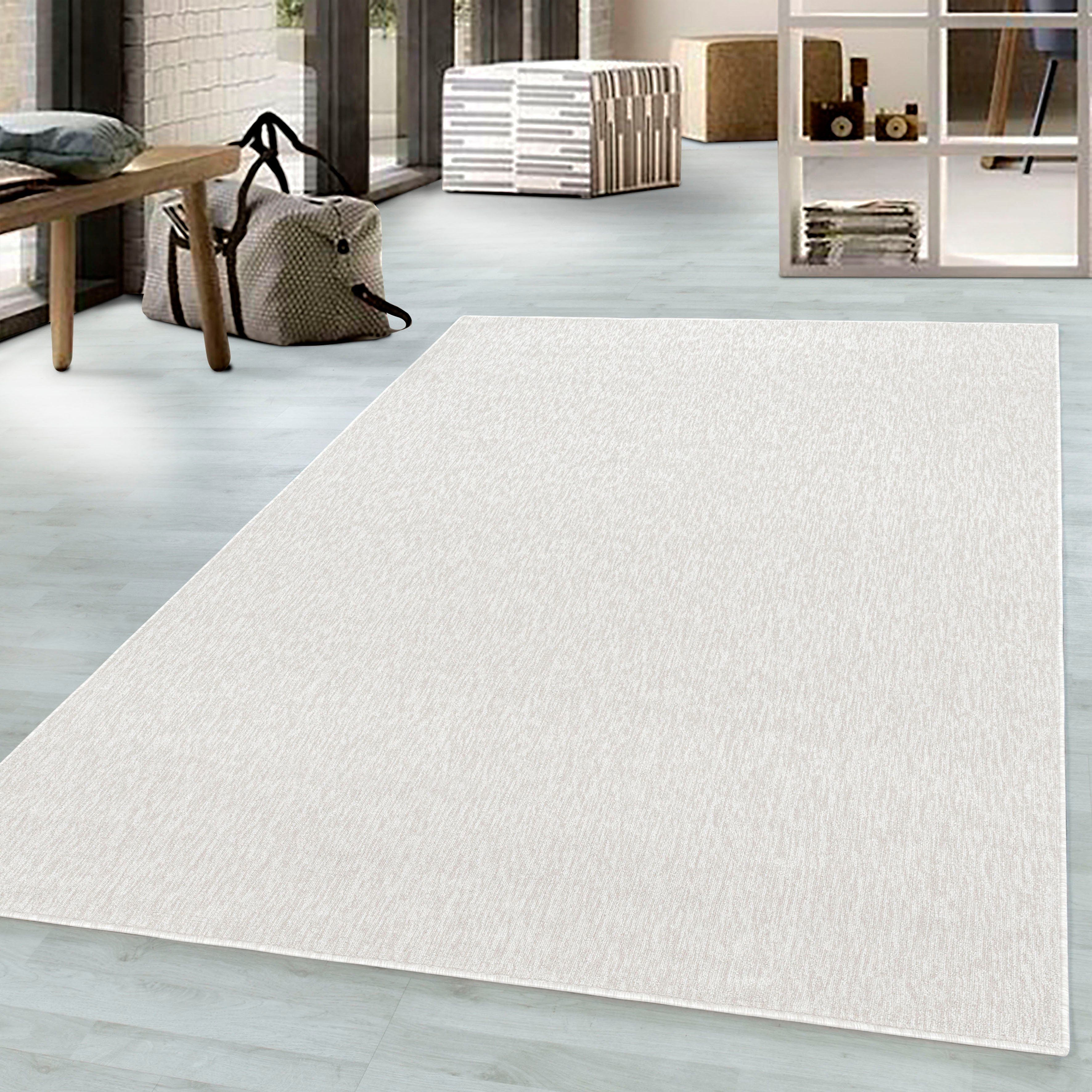 Ayyildiz Teppiche Teppich »Nizza 1800 Kurzflorteppich«, rechteckig, 6 mm Hö günstig online kaufen