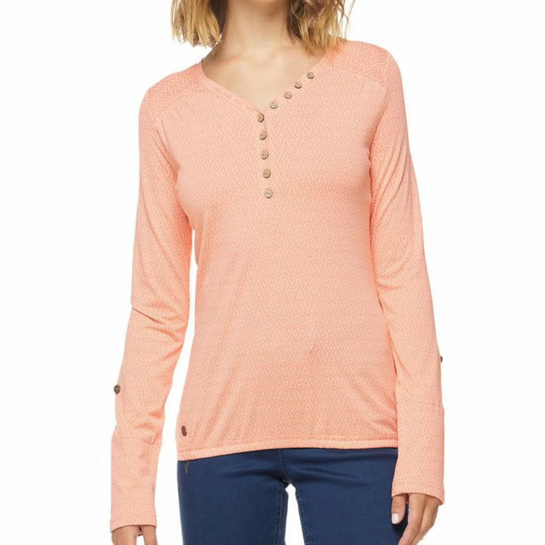 Ragwear Kapuzenpullover Ragwear Pinch Print Longsleeve Damen Coral XL günstig online kaufen