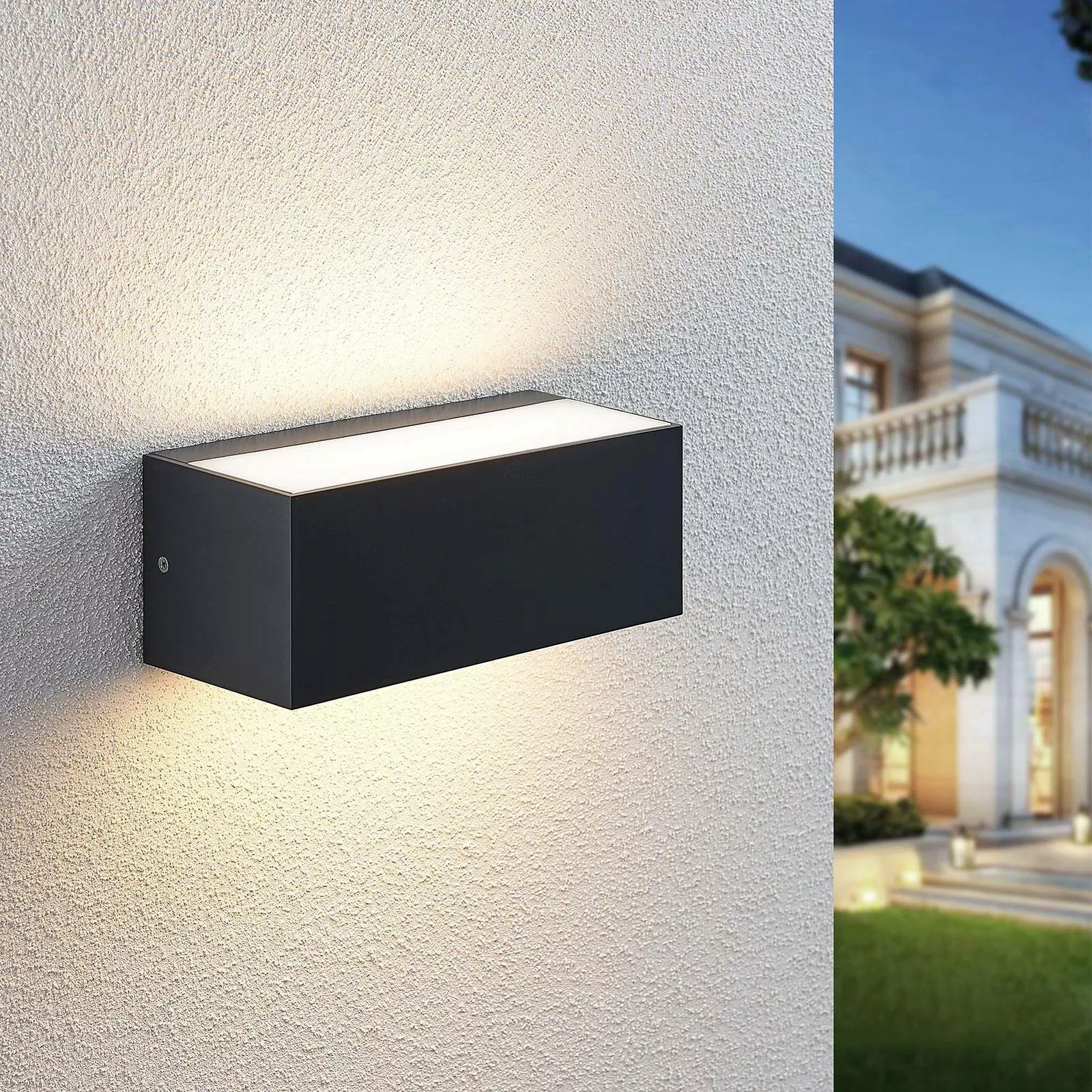 LED-Außenwandleuchte Nienke, IP65, 23 cm günstig online kaufen