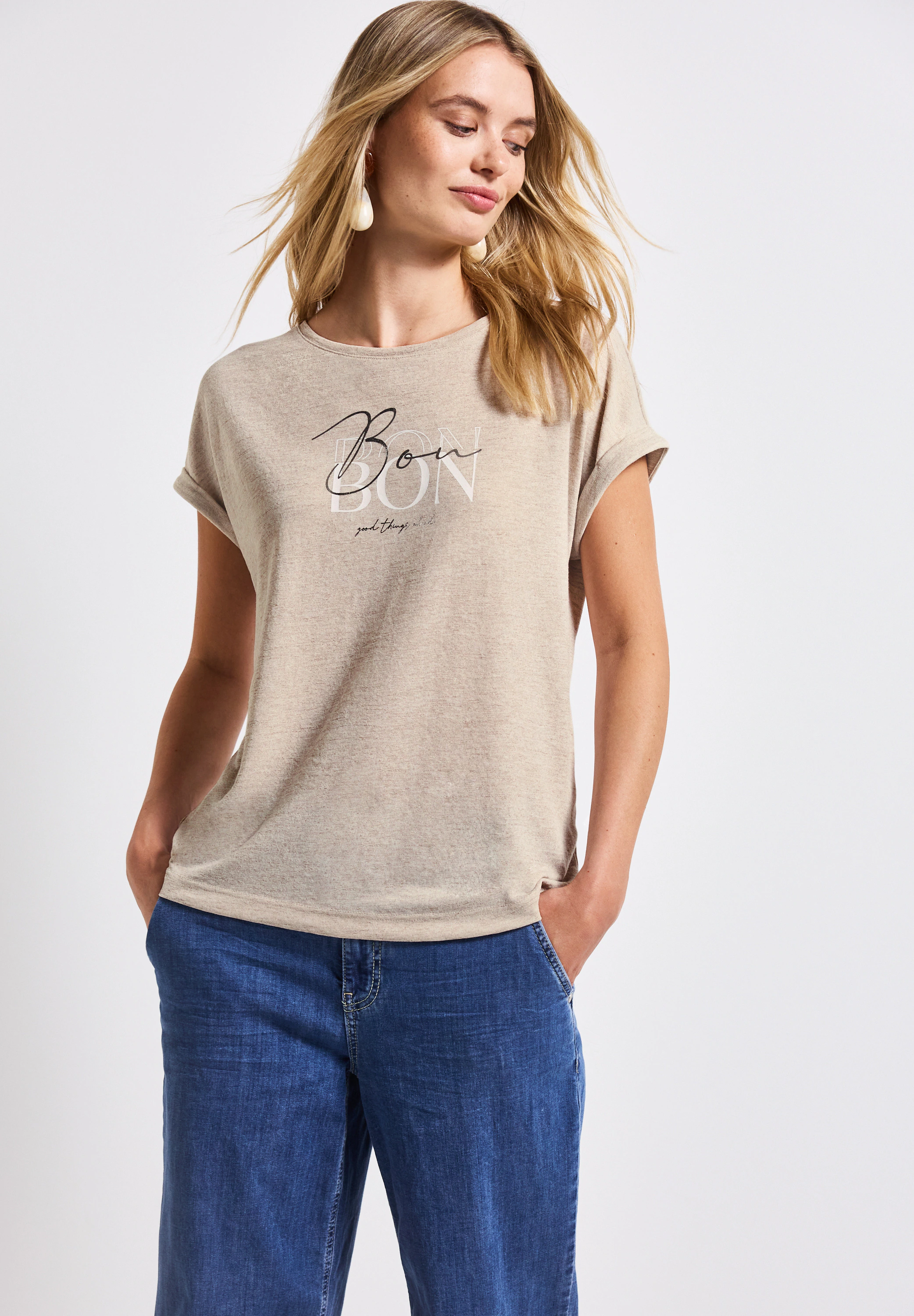 STREET ONE Shirttop, mit Print günstig online kaufen
